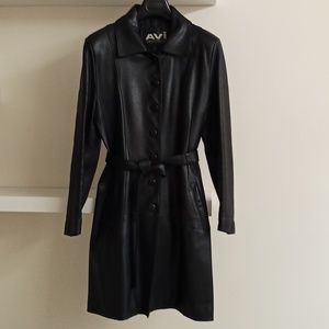 Black Leather Jacket, Size M